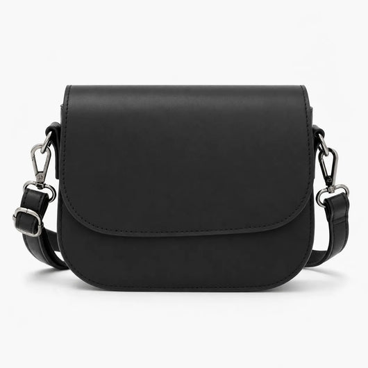 Bagsmith Essentials Black Compact Handbag With Pockets - Zara