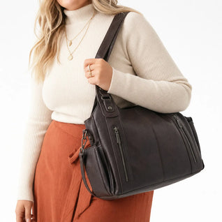 Large University Shoulder Bag - Jacinda